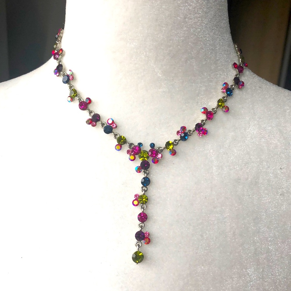 2/15$ Multi Coloured gem stones necklace $10